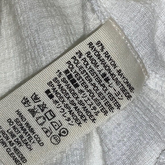 NWOT Free People White Boho Tunic / Mini Dress | Long Bell Sleeves | Size S - Picture 7 of 8